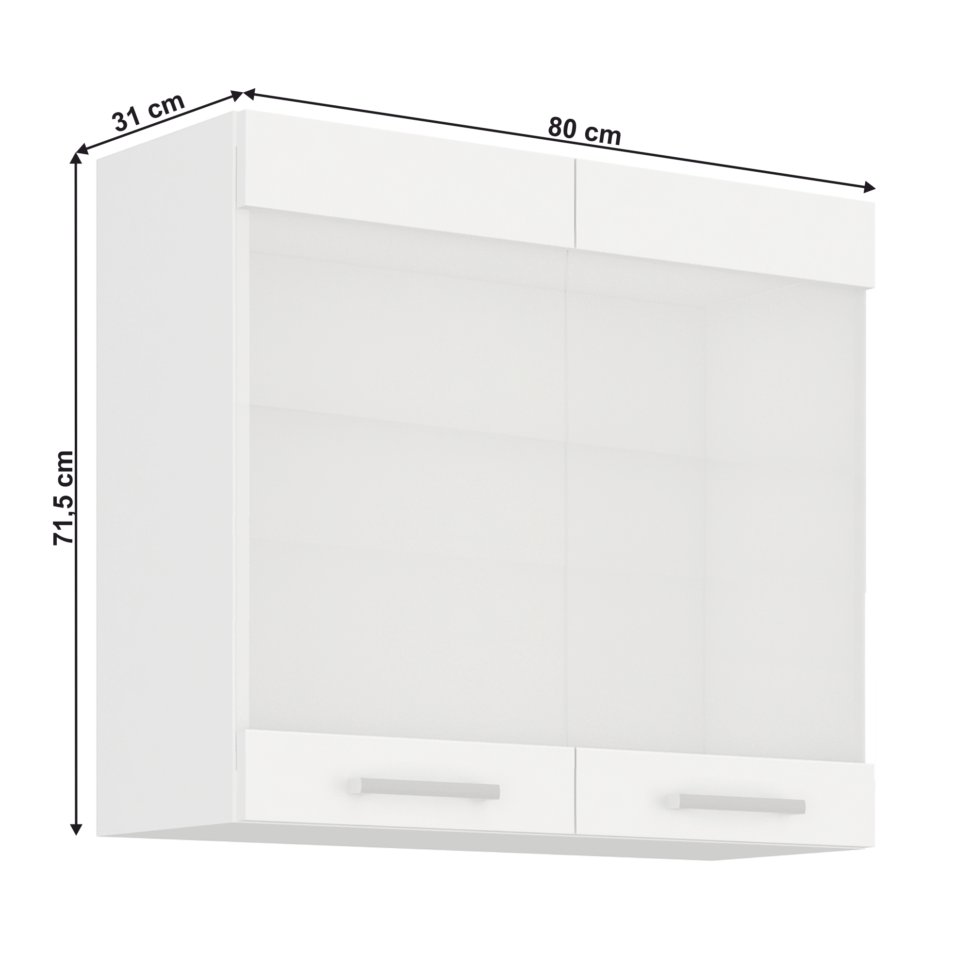 Dulap bucatarie modular SPLIT 80 GS-72 2F, vedere 3