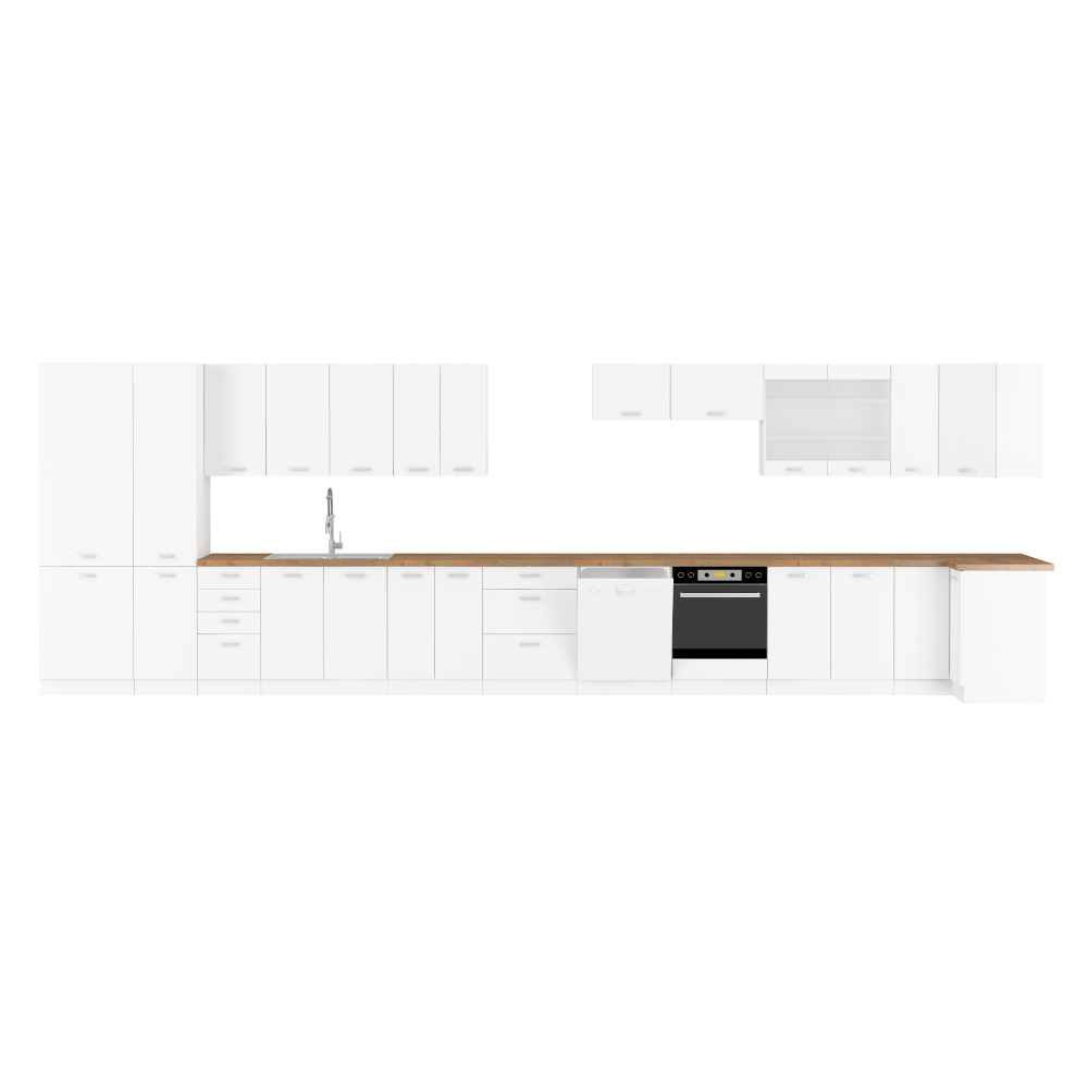 Dulap bucatarie SPLIT, alb