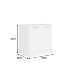 Dulap bucatarie modular SPLIT 80 ZL 2F BB, vedere 3