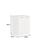 Dulap bucatarie modular SPLIT 60 D 2F BB, vedere 3
