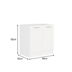 Dulap bucatarie modular SPLIT 80 D 2F BB, vedere 3
