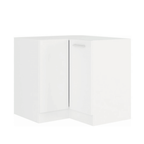 Dulap inferior de colt SPLIT 89x89 DN 1F BB, alb