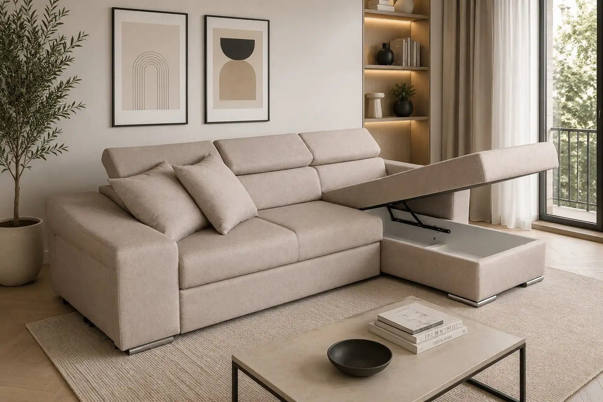 Coltar, extensibil cu 2 tabureti inclusi, Stella – Maxinova (imaginea 4)