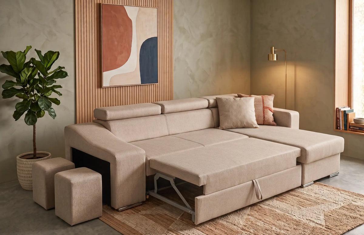 Coltar, extensibil cu 2 tabureti inclusi, Stella – Maxinova (imaginea 2)
