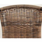 Scaun DOREN, maro / negru