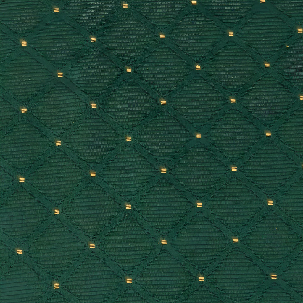 Scaun ZINA, verde / mat auriu