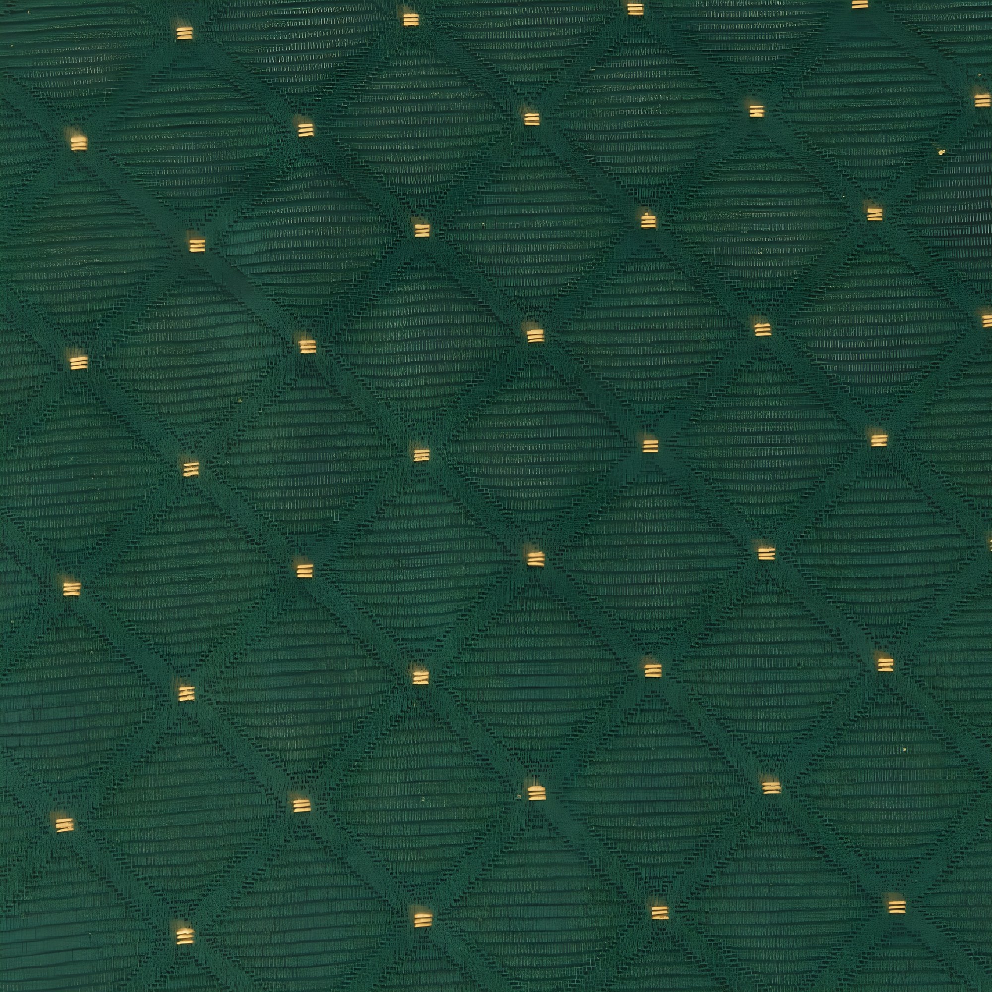 Scaun ZINA, verde / mat auriu