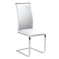 Scaun dining BARNA NEW, alb