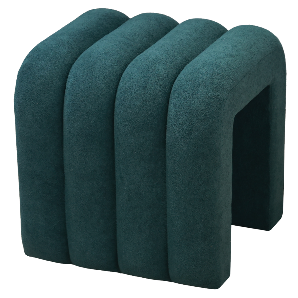 Taburet SUNDO, verde inchis
