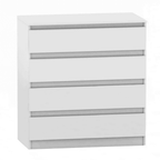 Comoda cu 4 sertare HANY NEW 004, alba