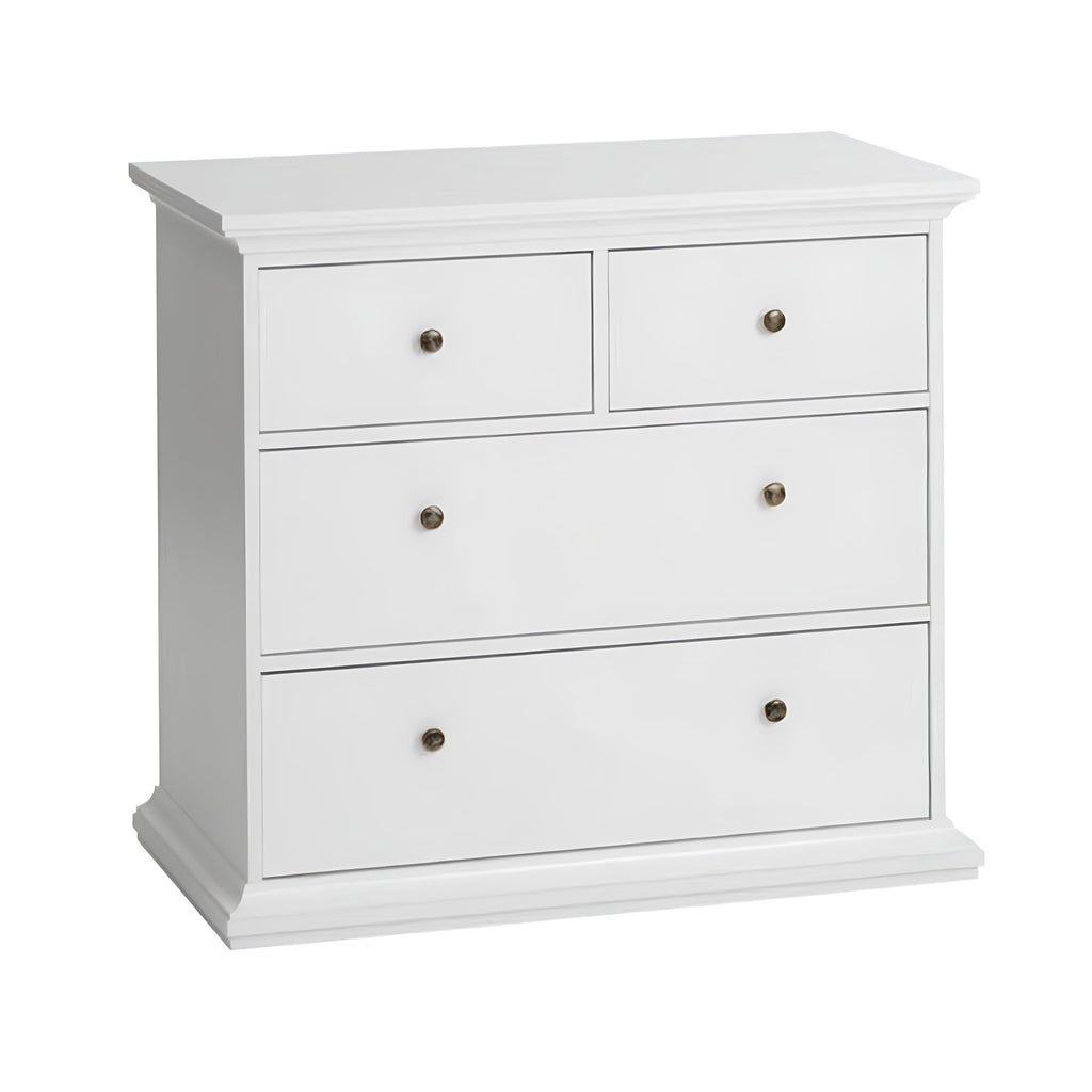 Comoda PAL infoliat/MDF lacuit PARIS 76716, alb