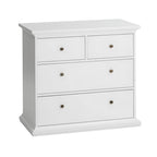 Comoda PAL infoliat/MDF lacuit PARIS 76716, alb