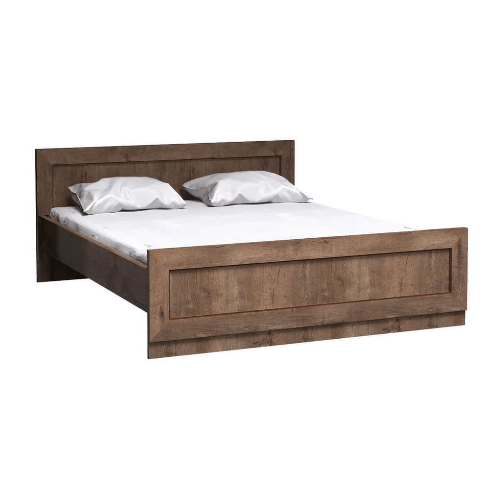 Pat cu somiera TEDY Typ T20, Typ T20 pat 160x200 cm, stejar lefkas