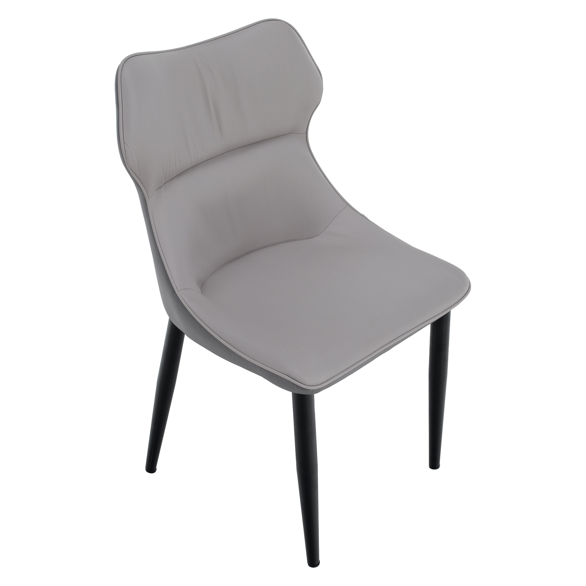 Scaun TABITA, gri deschis / gri inchis / negru