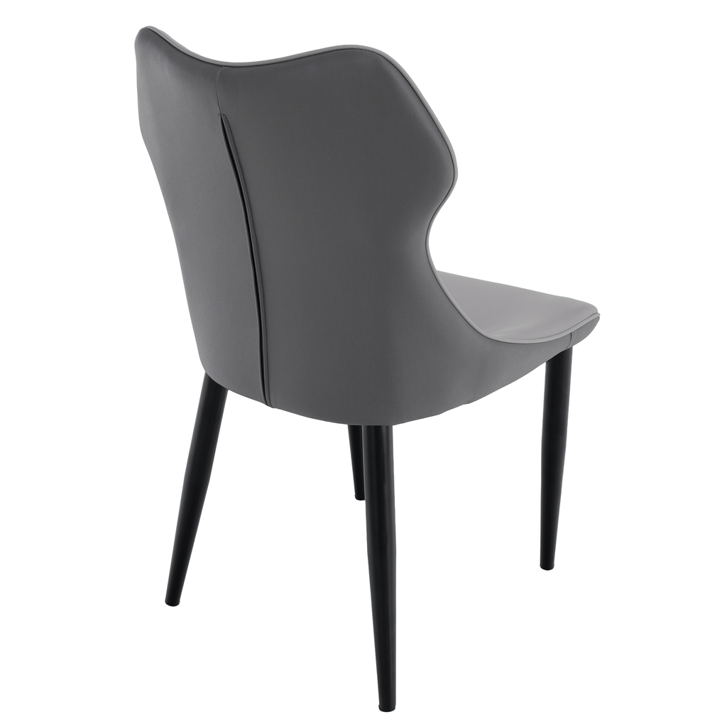 Scaun TABITA, gri deschis / gri inchis / negru