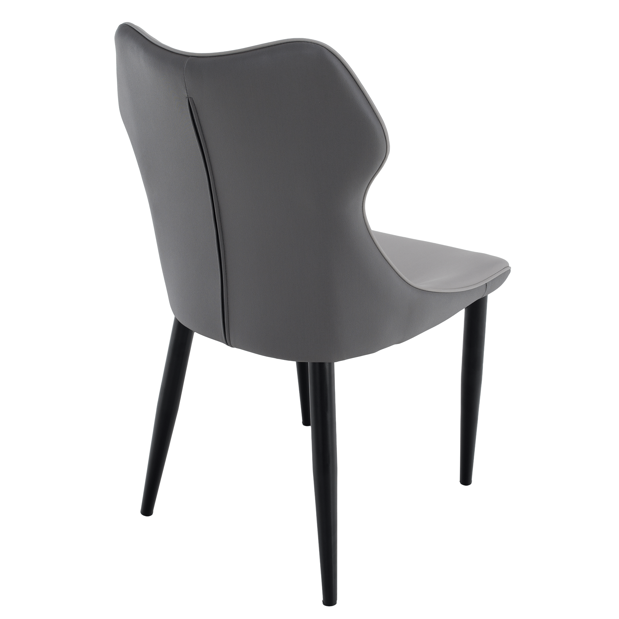 Scaun TABITA, gri deschis / gri inchis / negru