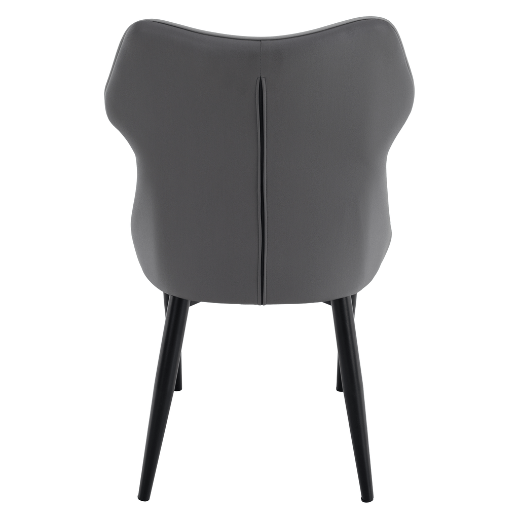 Scaun TABITA, gri deschis / gri inchis / negru