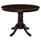Masa de sufragerie TABLOS NEW, rotunda, castanie, diametru 106 cm