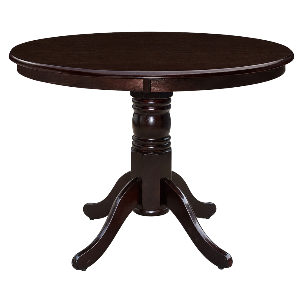 Masa de sufragerie TABLOS NEW, rotunda, castanie, diametru 106 cm