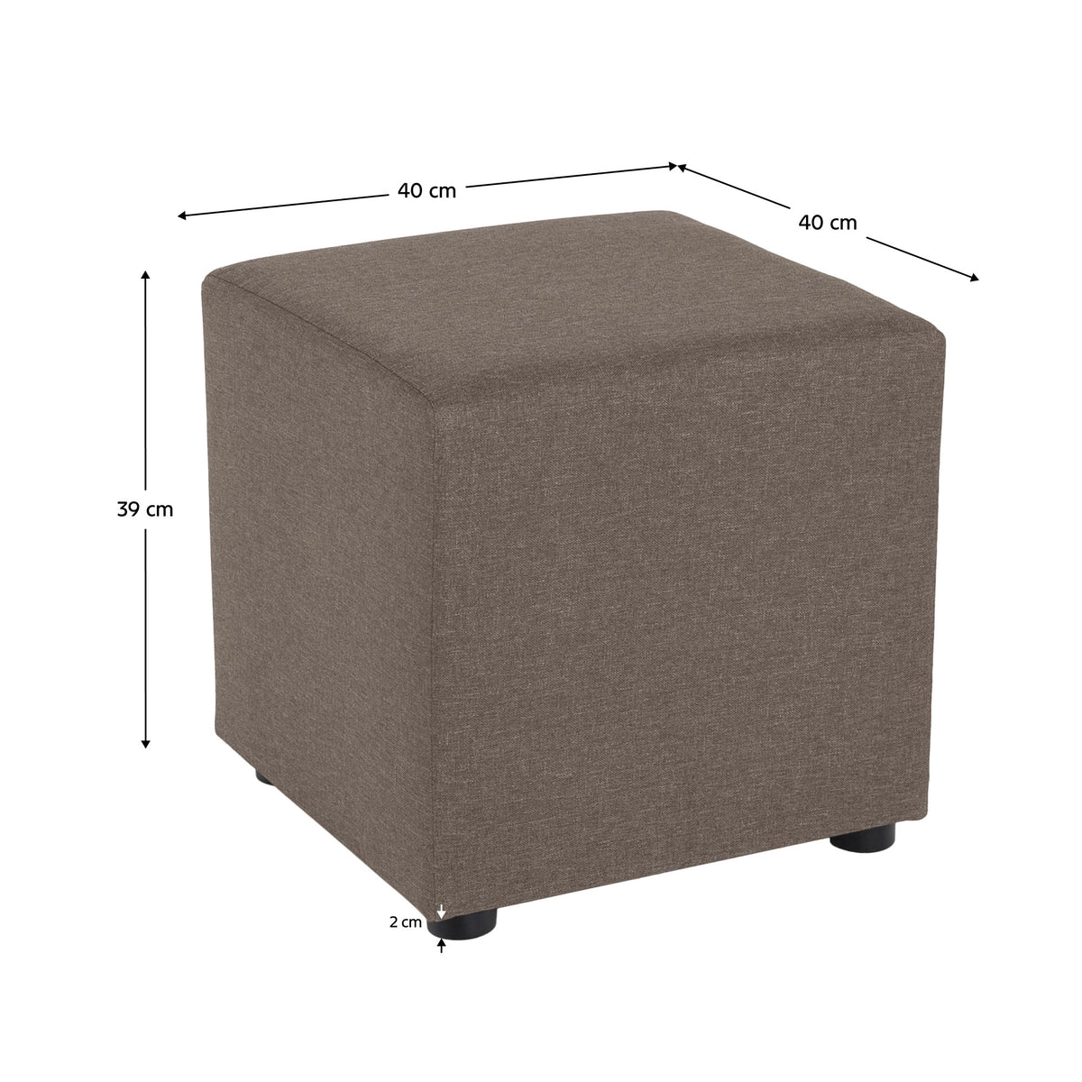Taburet Regor – schiță cu dimensiuni