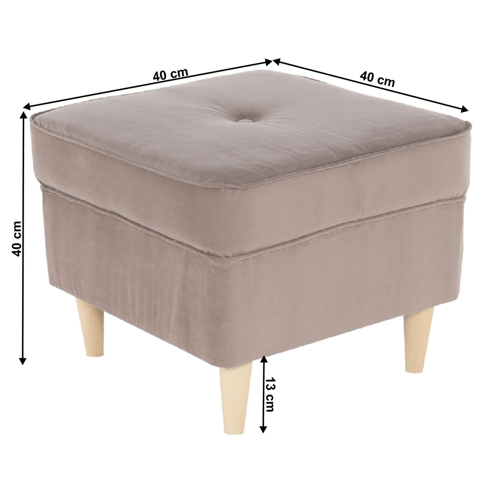 Taburet Rufino 3 – schiță cu dimensiuni