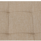 Taburet, material textil bej, FALON