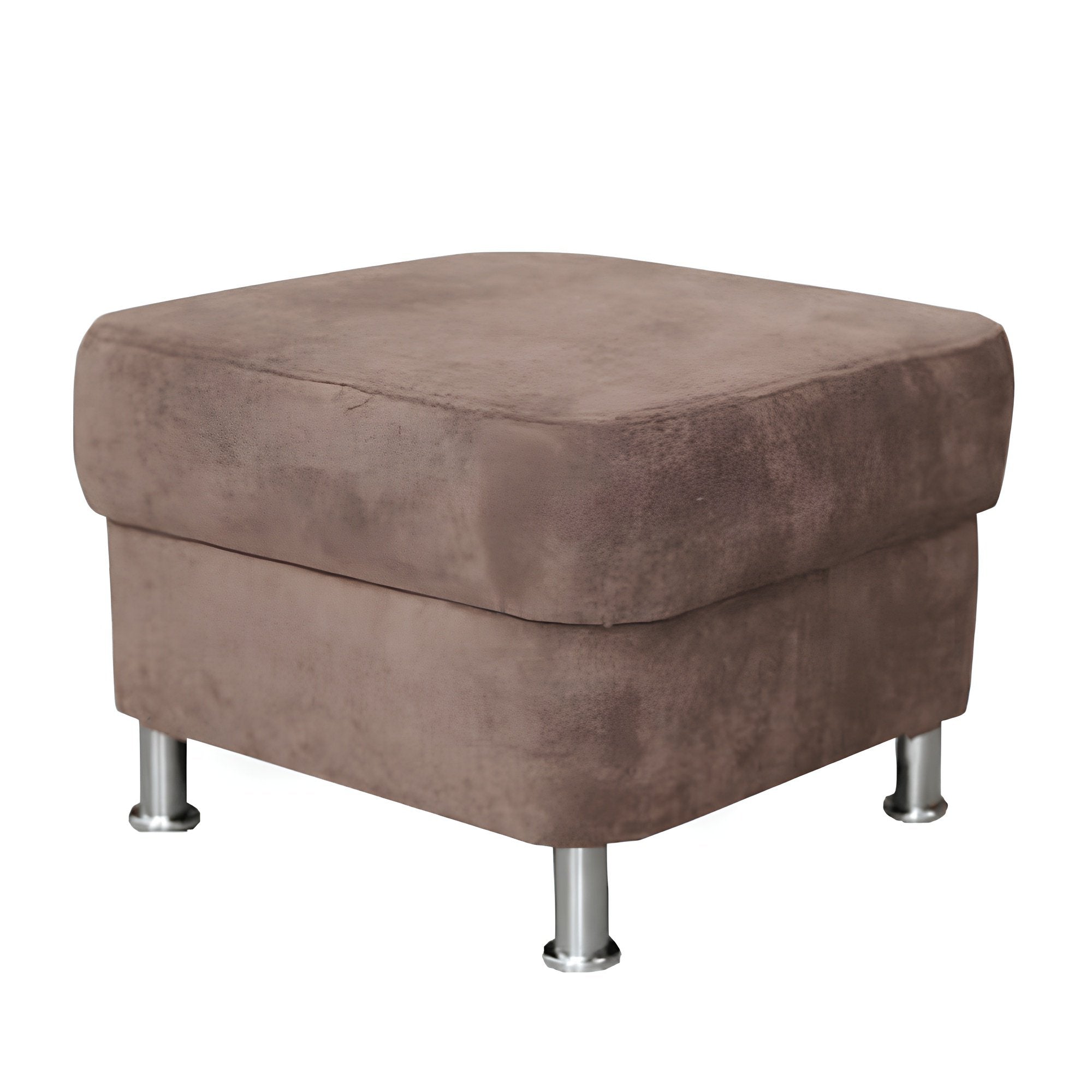 Taburet SANTIAGO, material textil maro