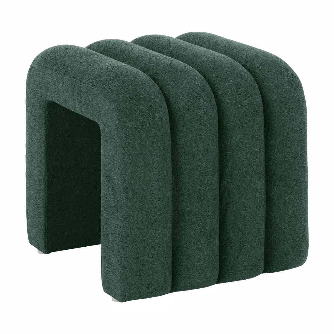 Taburet Sundo, verde, vedere din față