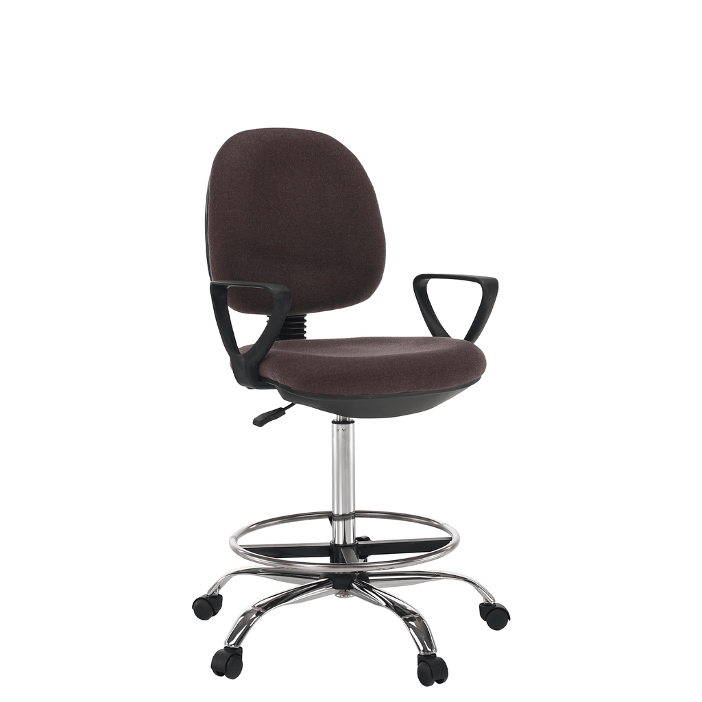 Scaun de lucru TAMBER, maro / negru