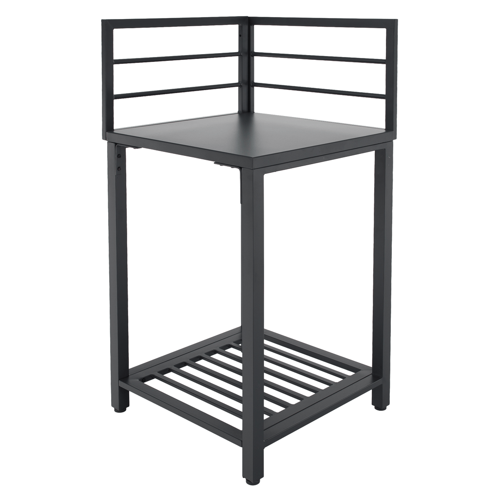 Insula de bucatarie de gradina de colt TANITA TYP 1, metal, gri