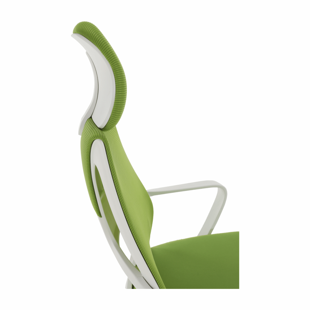 Fotoliu de birou TAXIS, verde / alb