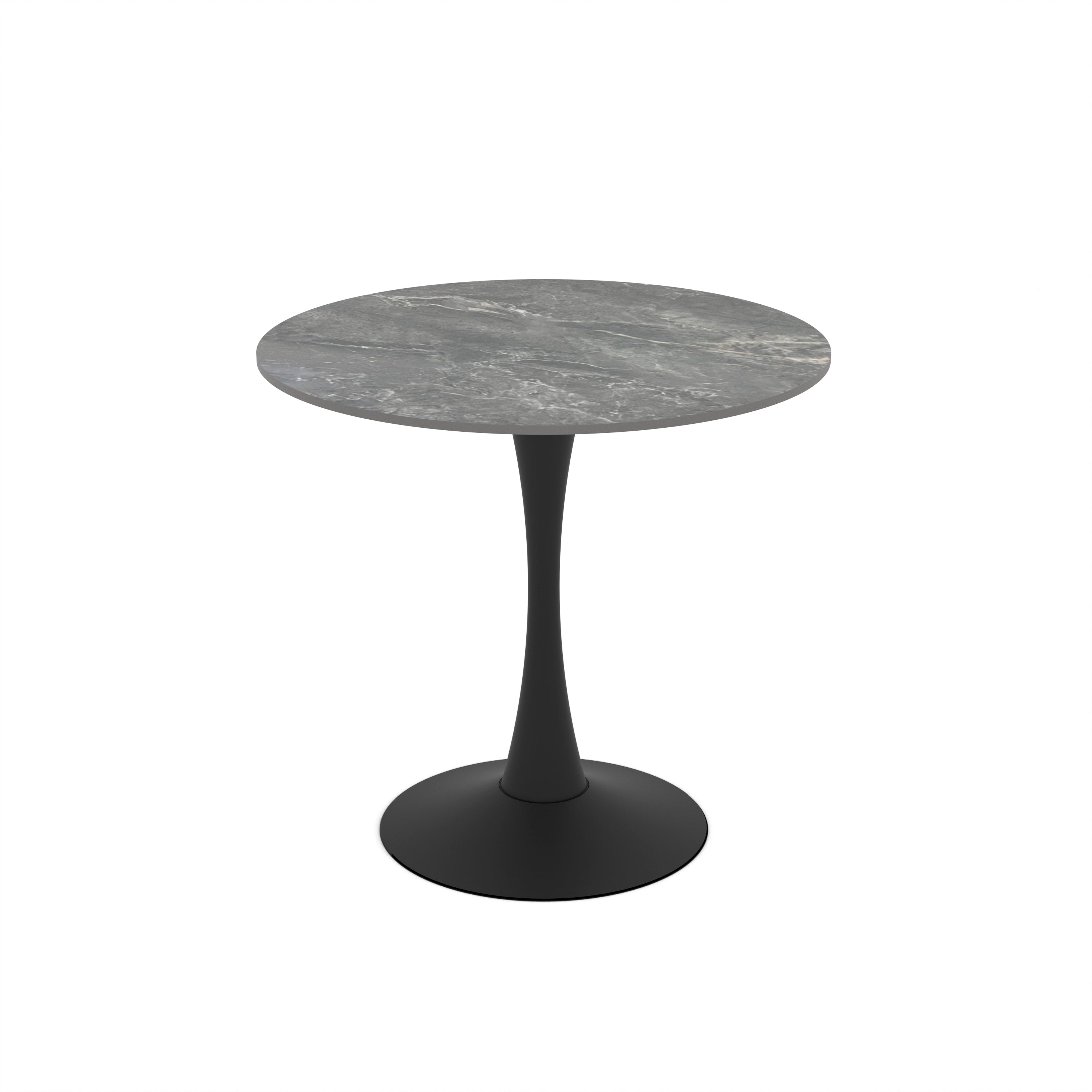 Masa bucatarie/living rotunda 80*74 cm Ceramica Graphite,Viva – Maxinova (imaginea 4)