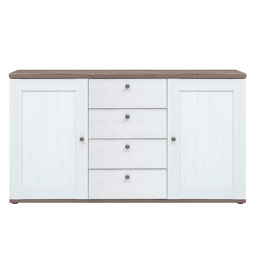 Comoda TEINA KOM2D4S, pin canyon/stejar sonoma trufel