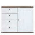 Comoda TEINA KOM4S1D, pin canyon/stejar sonoma trufel