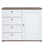 Comoda TEINA KOM4S1D, pin canyon/stejar sonoma trufel