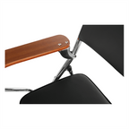 Scaun TEKER, negru / natural
