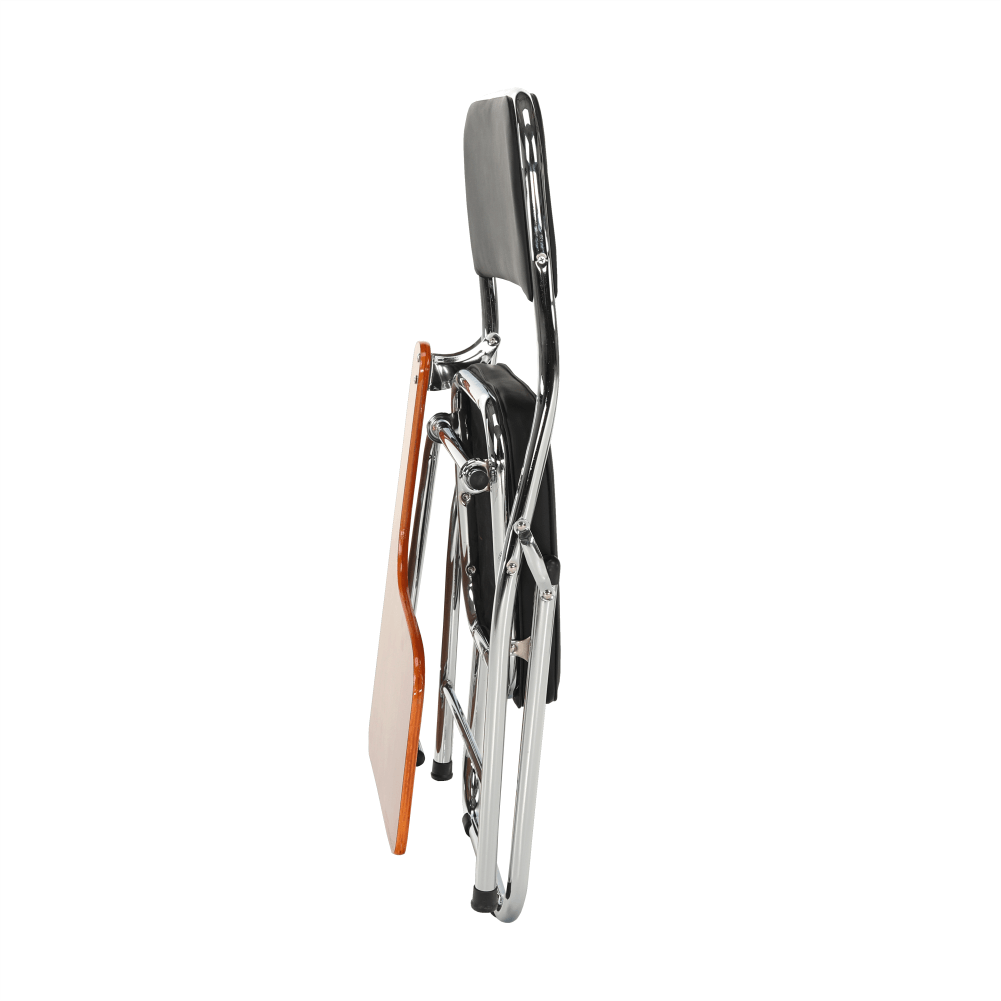 Scaun TEKER, negru / natural