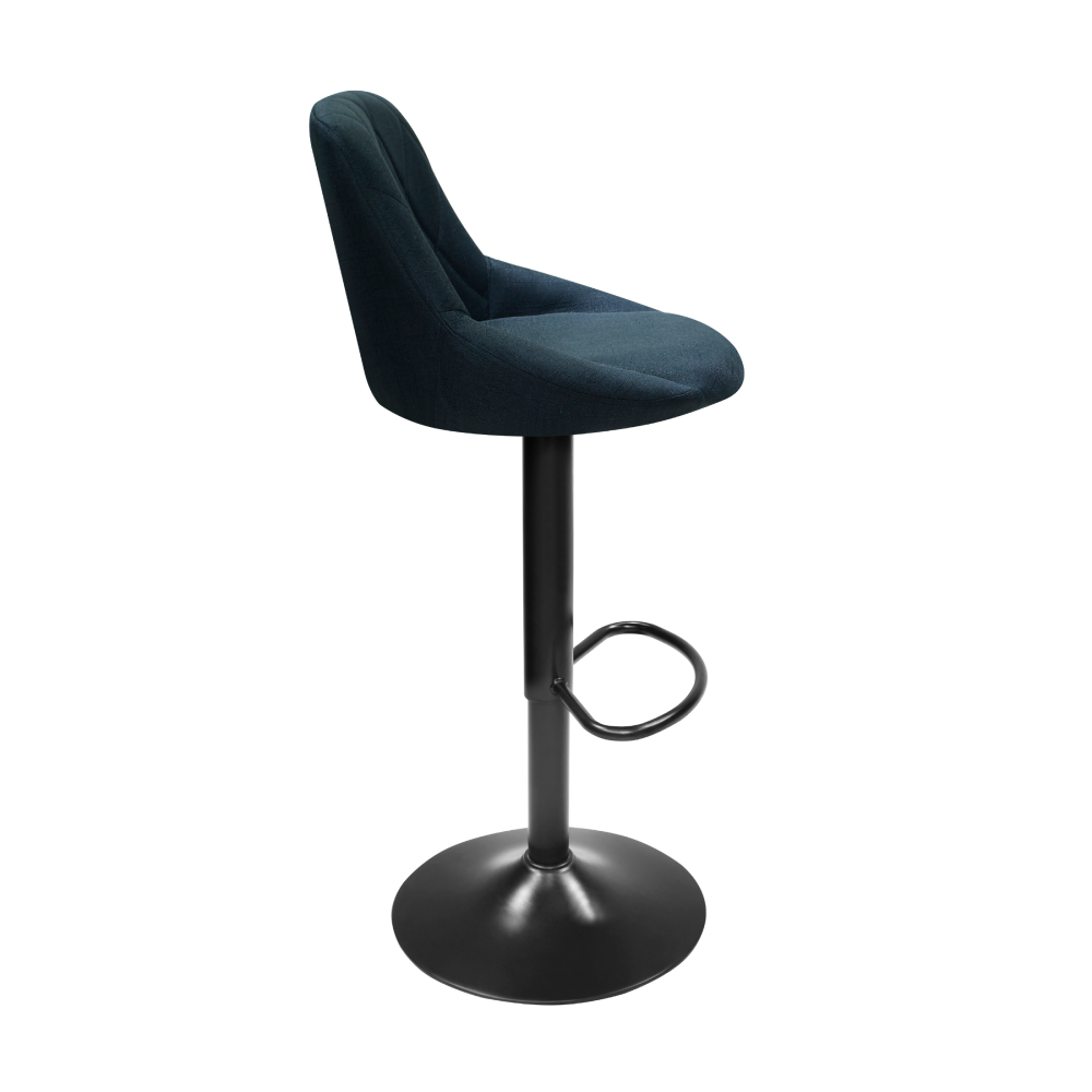 Scaun de bar TERKAN, negru