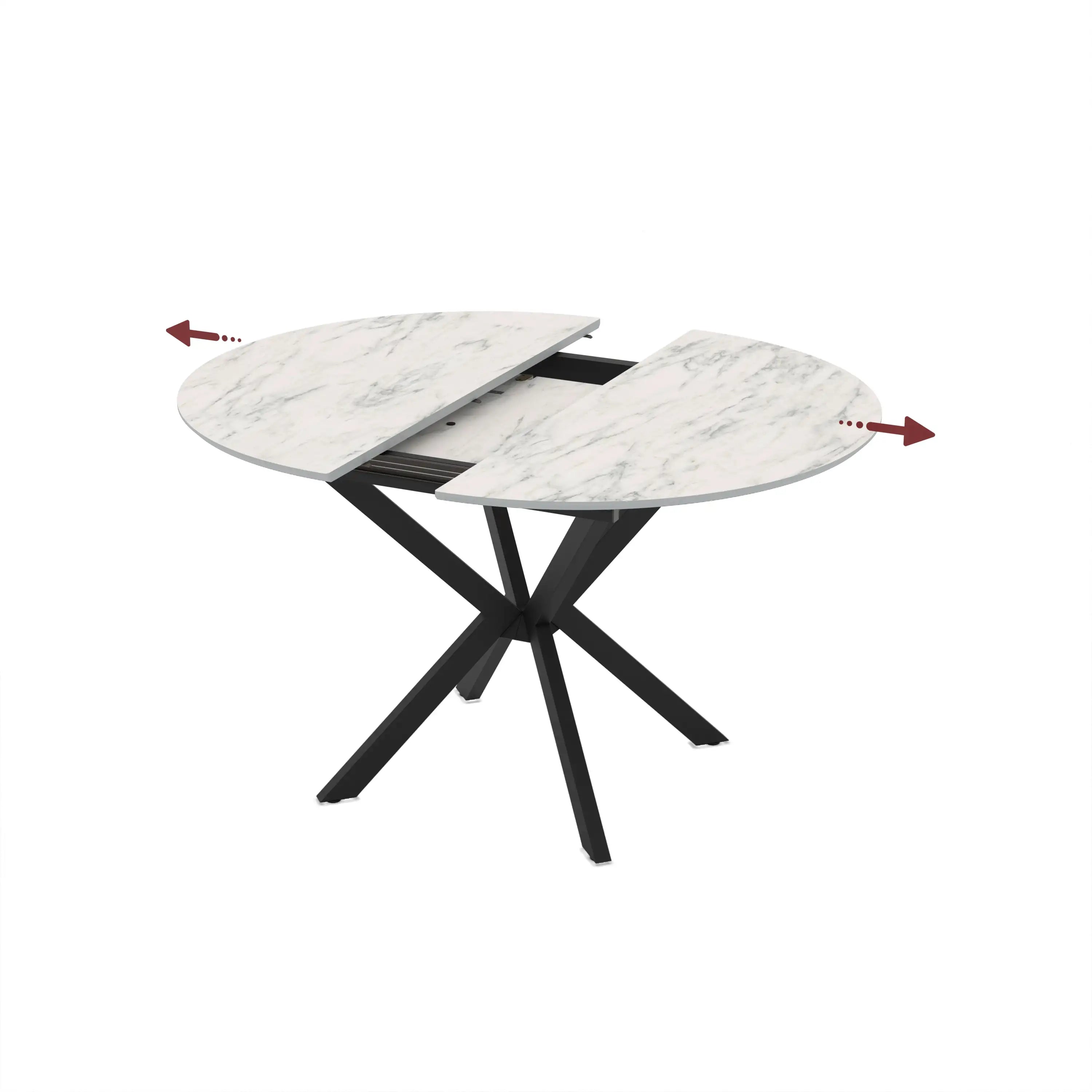 Masa, extensibila bucatarie/living rotunda 110 *110 cm, Dia – Maxinova (imaginea 3)