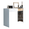 Masuta de toaleta/masa de scris ELIS, alb/stejar sonoma