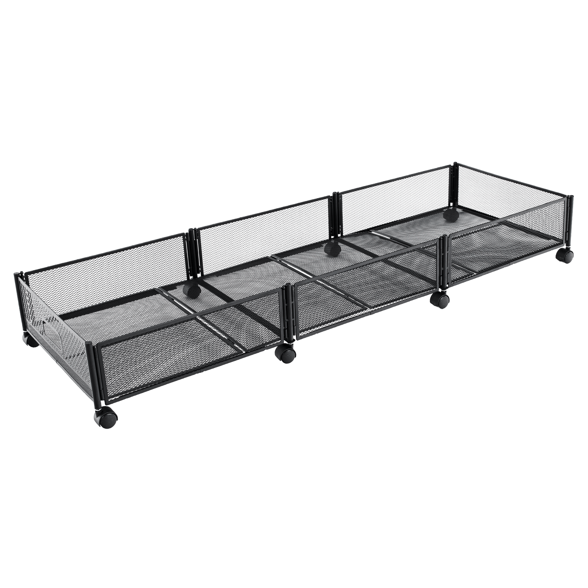 Organizator sub pat cu roti TOMKO TYP 2, negru