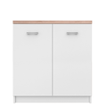Comoda 2D TOPTY TYP 13, alb/stejar sonoma