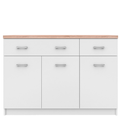 Comoda 3d2s TOPTY TYP 07, alb/stejar sonoma