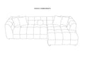 Coltar modular Boucle Toronto