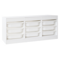 Organizator cu cutii de depozitare TRIMAL NEW, alb