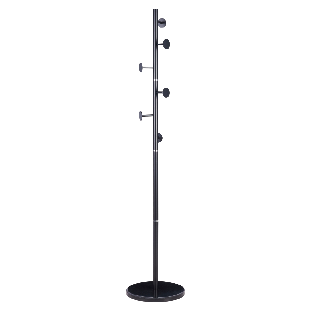 Cuier TRITON, negru, metal/marmura