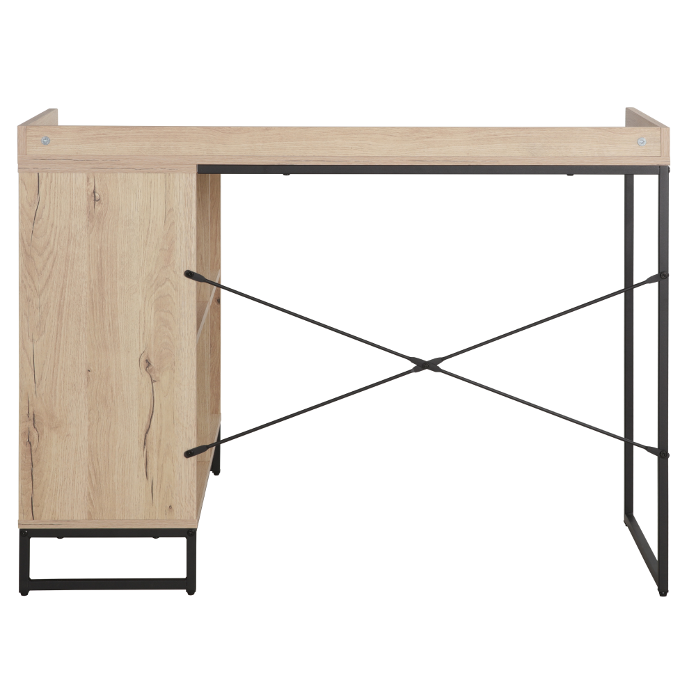 Birou PC ULOSTOL, stejar / negru