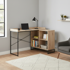 Birou PC ULOSTOL, stejar / negru