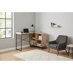 Birou PC ULOSTOL, stejar / negru