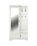 Mobilier hol Kentak, alb, vedere din față